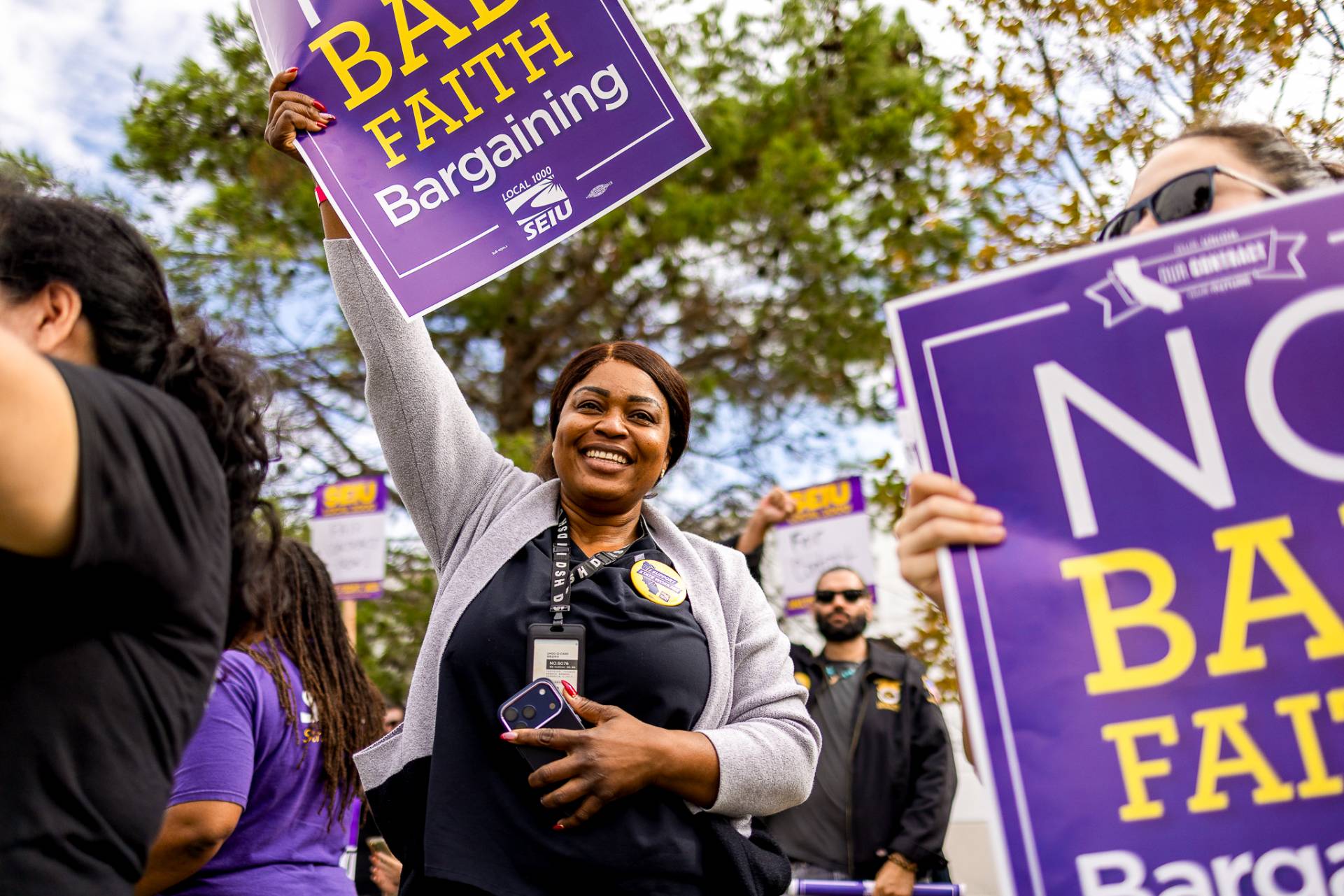 SEIU 1000 Members Taking Action Against Budget Revise