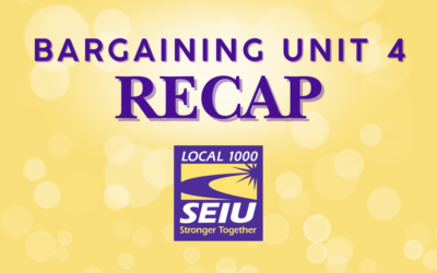 Bargaining Unit 4 Recap: Tuesday, May 9, 2023