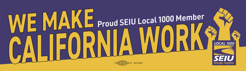 Get the new Local 1000 bumper sticker and proudly display your union colors!