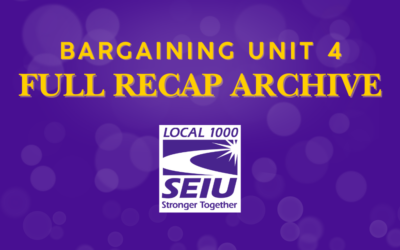 Unit 4 Bargaining Updates