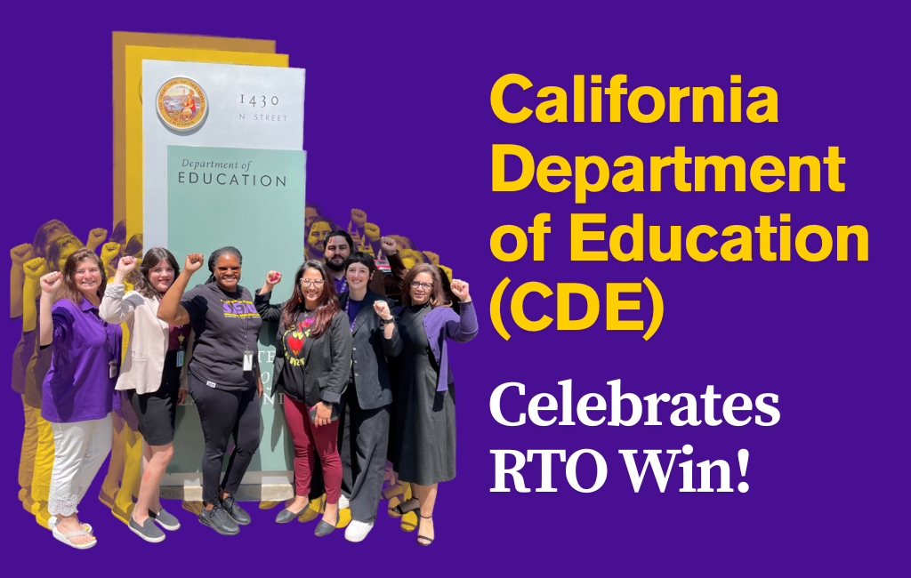 California Department of Education (CDE) RTO Update