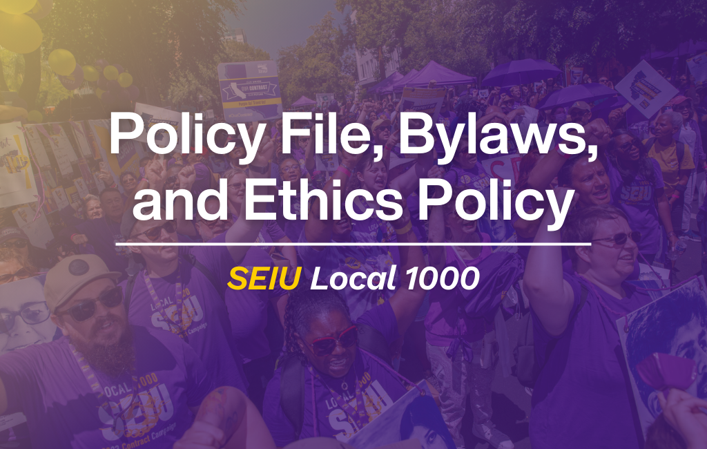 Policy File, Bylaws, and Ethics Policy