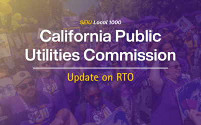 January 15, 2026: CPUC Meeting on RTO