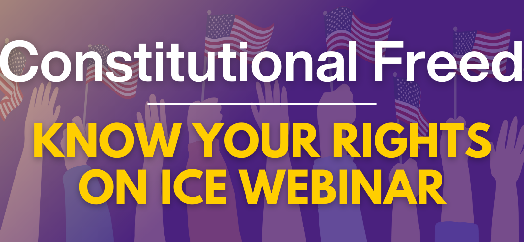 Know Your Rights: Immigration – Slides