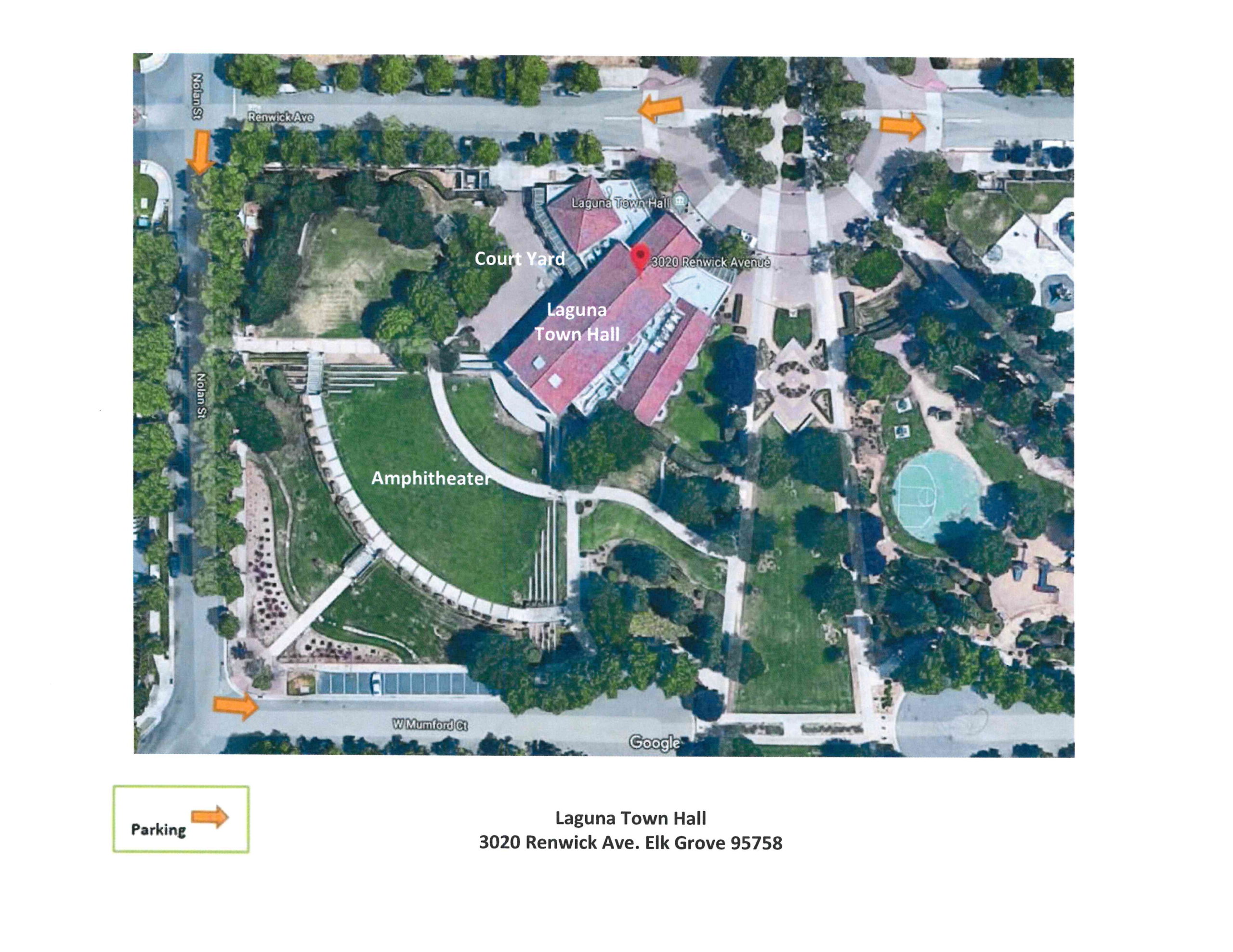 Elk Grove Town Hall Parking