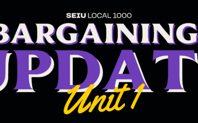 Unit 1 Bargaining Update: May 14, 2026