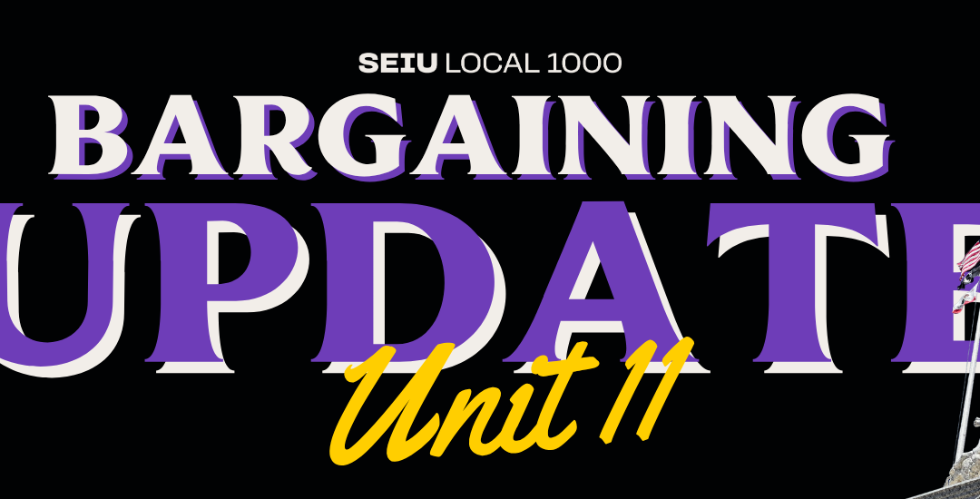 Unit 11 Bargaining Update April 30, 2026