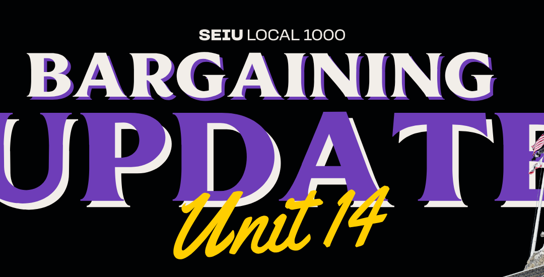Unit 14 Bargaining Update April 30, 2026
