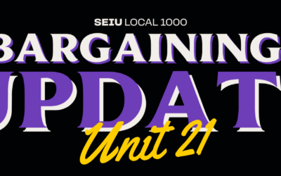 Unit 21 Bargaining Update – Thursday, May 28, 2026