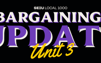 Unit 3 Bargaining Update – Thursday, May 28, 2026