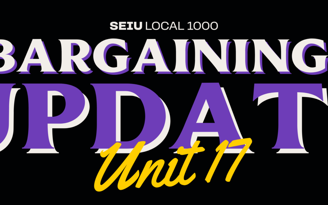 Bargaining Report as of May 21, 2026