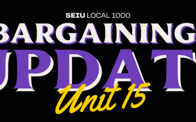 Unit 15 Bargaining Update: June 4, 2026
