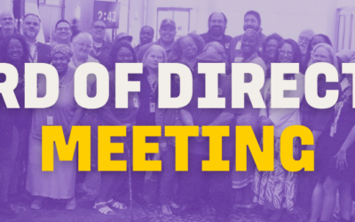 August 15-16: Board of Directors Meeting
