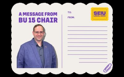 A Message From the Unit 15 Chair