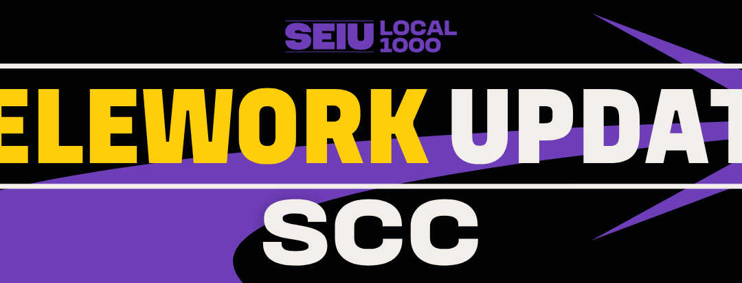 Telework Update: SCC