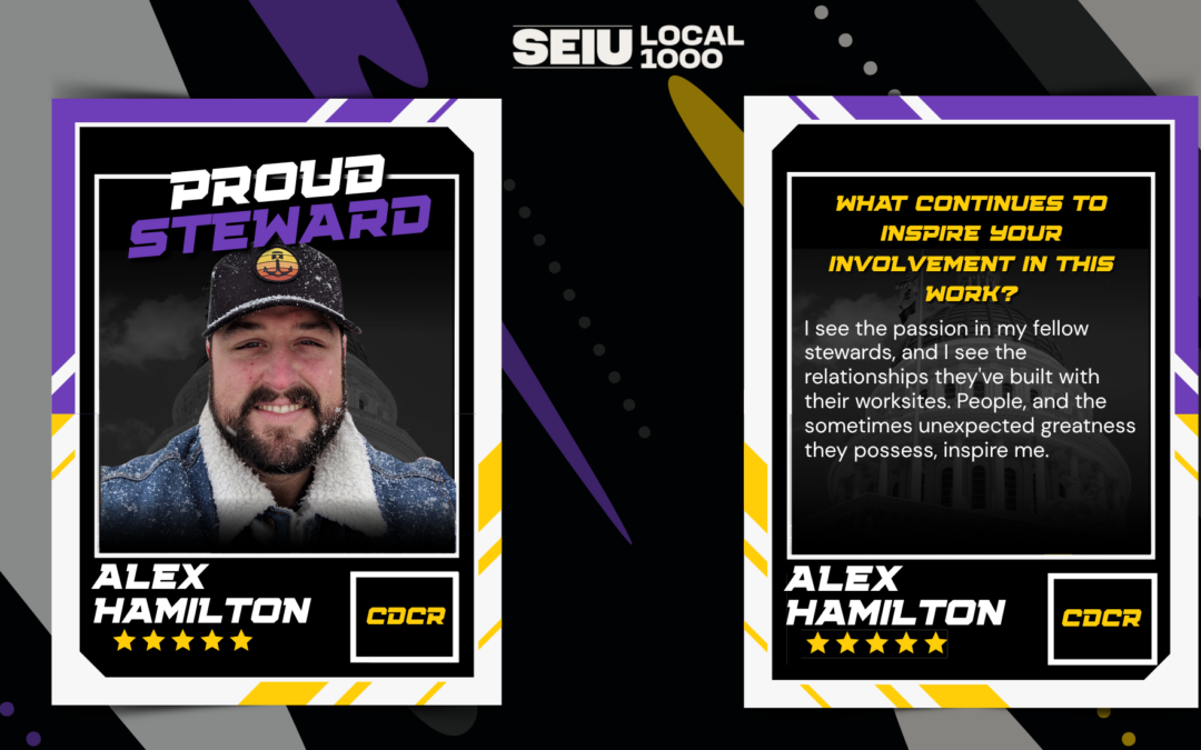 Steward Spotlight – Alex Hamilton