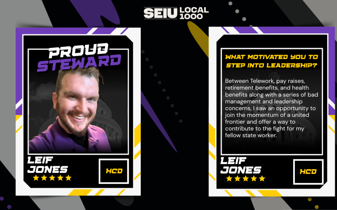 Steward Spotlight – Leif Jones