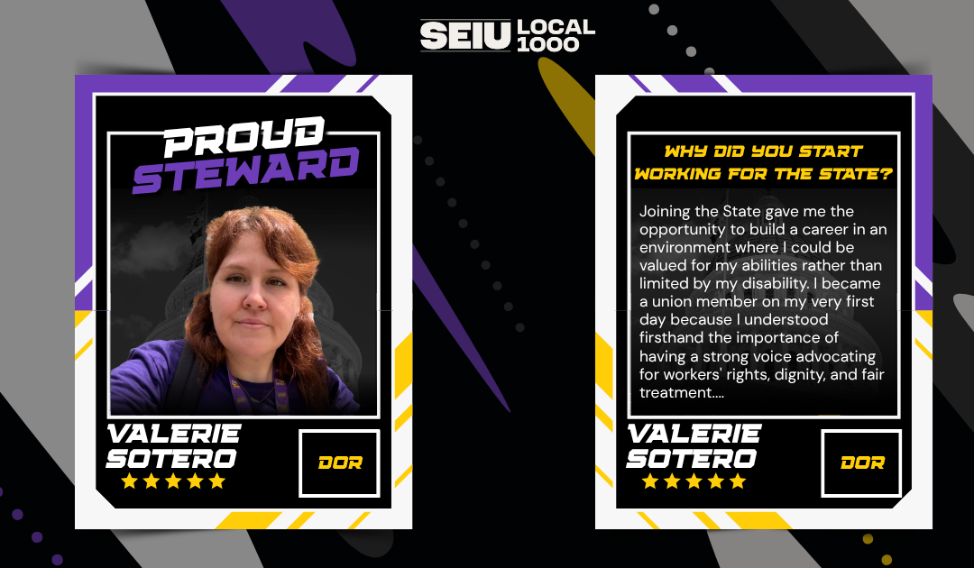 Steward Spotlight – Valerie Sotero