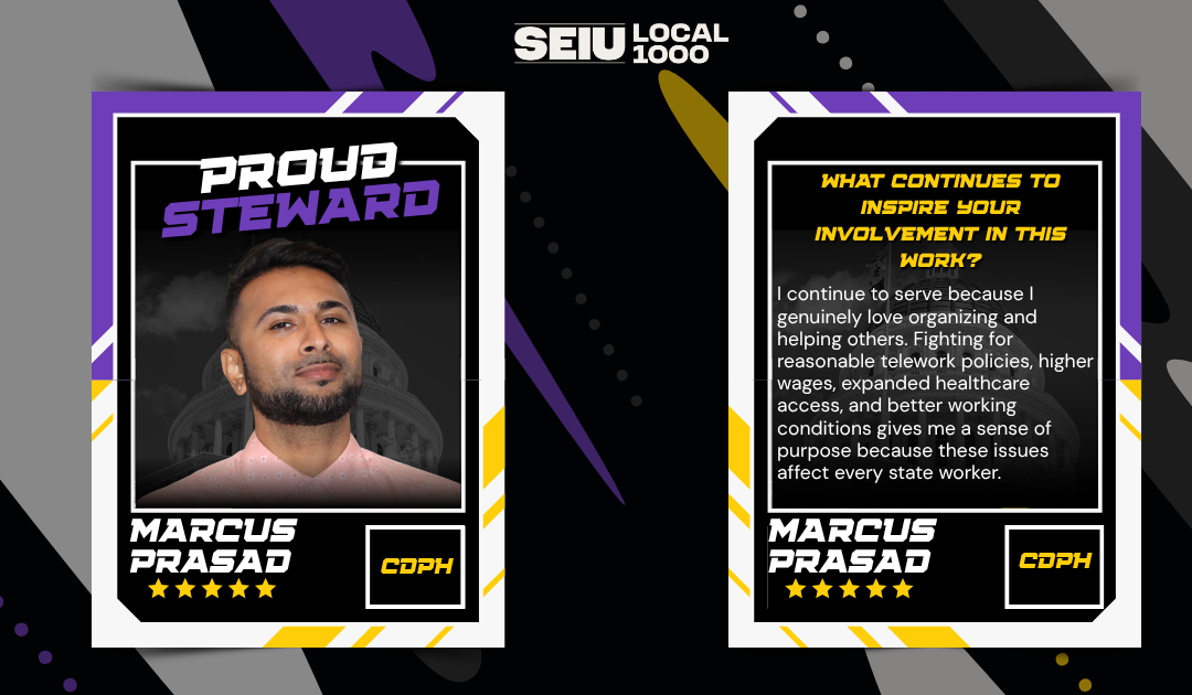 Steward Spotlights – Marcus Prasad