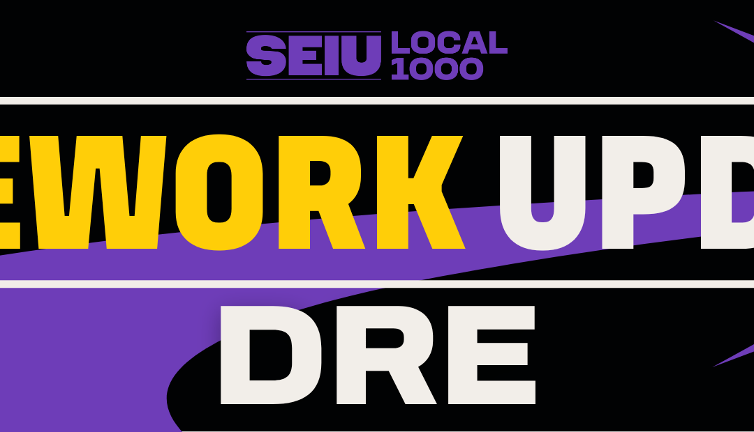 Telework Update: DRE