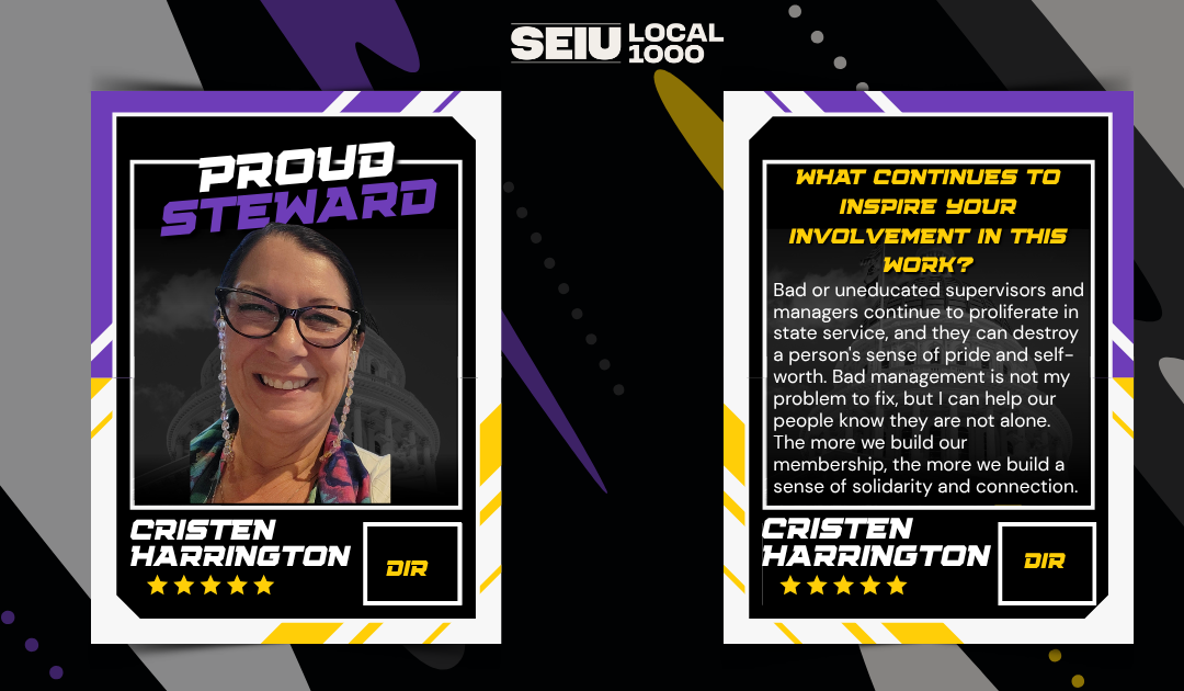 Steward Spotlight – Cristen Harrington
