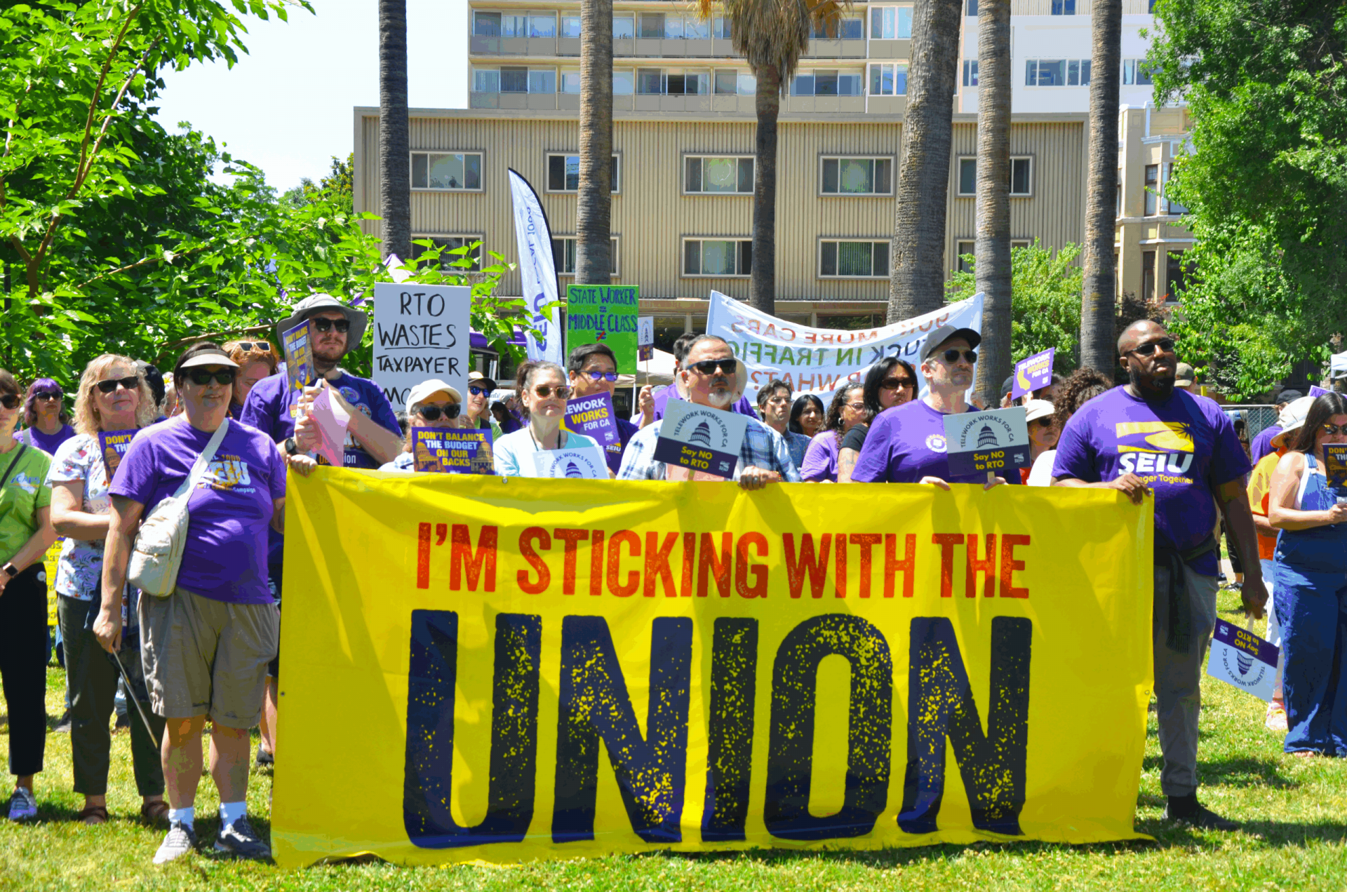 SEIU 1000 Members Taking Action Against Budget Revise