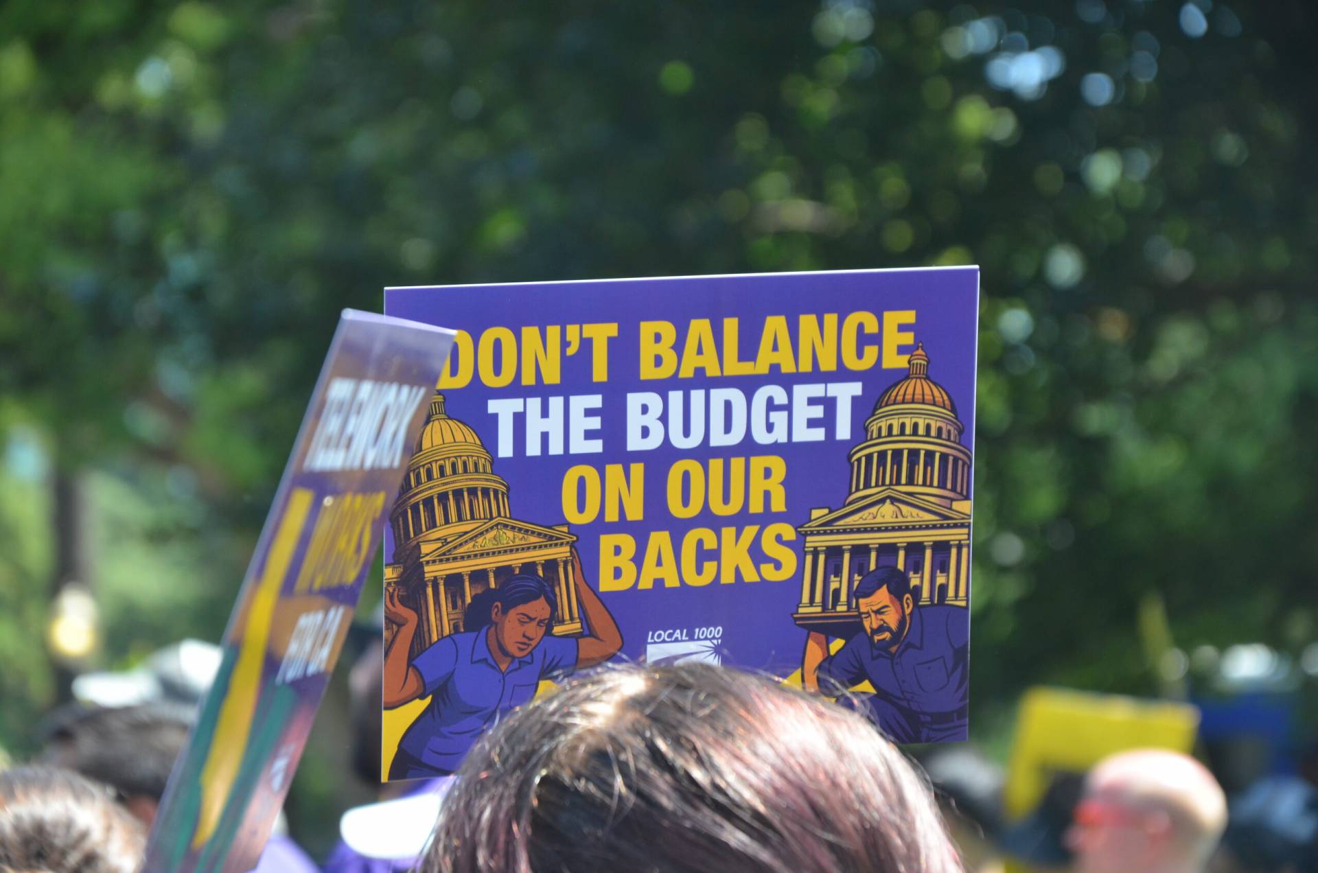 SEIU 1000 Members Taking Action Against Budget Revise